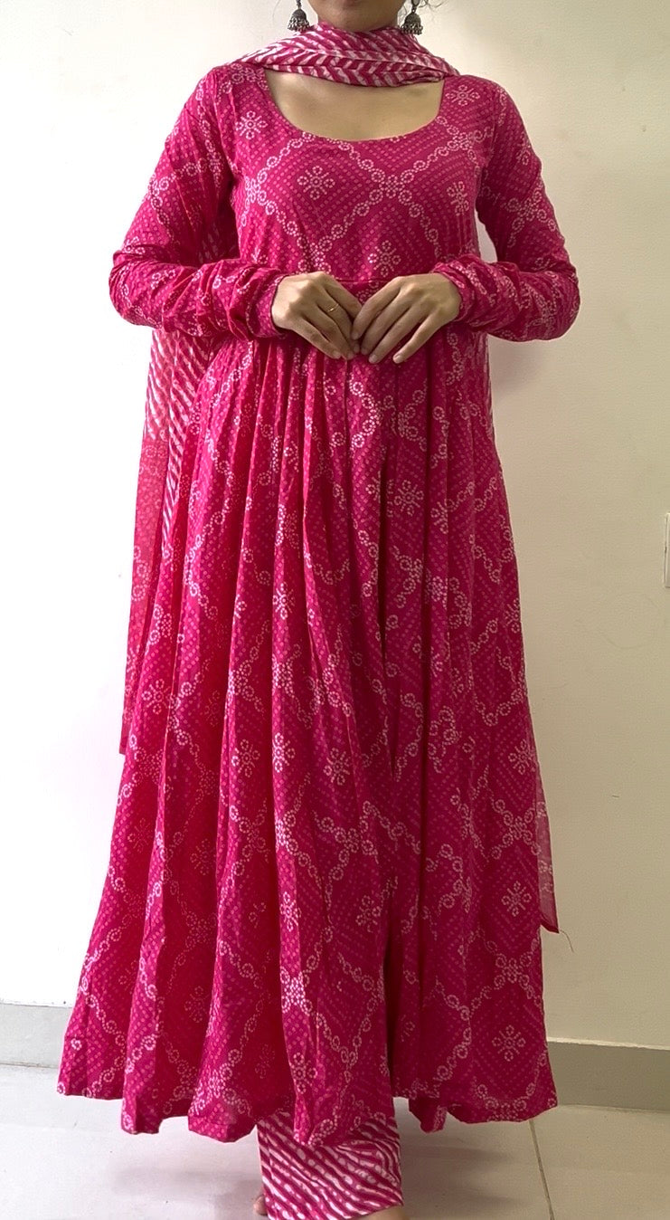 Rani Anarkali set 🌸