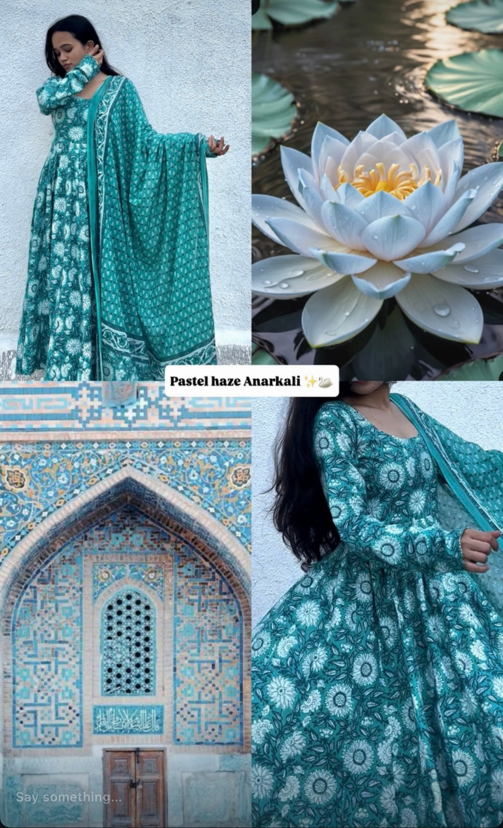 Pastel Haze Anarkali