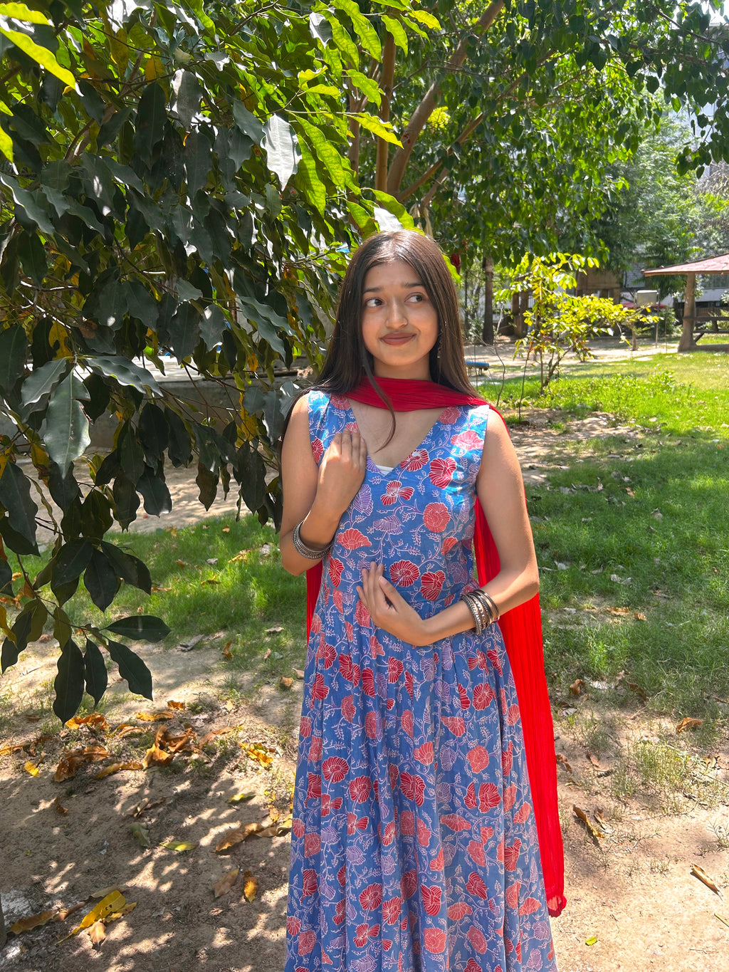 Rangrez Anarkali Set