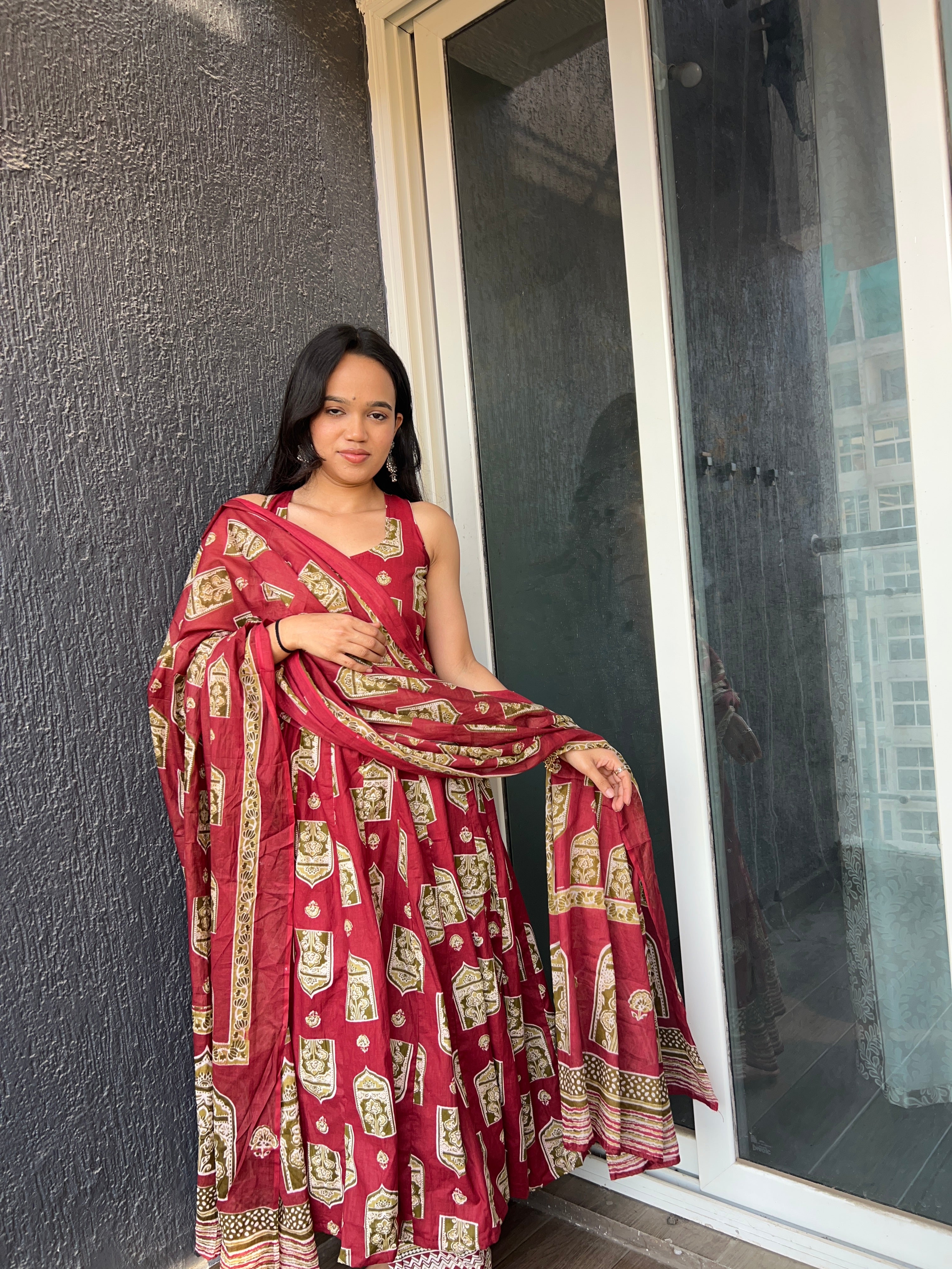 Fiza Anarkali Set