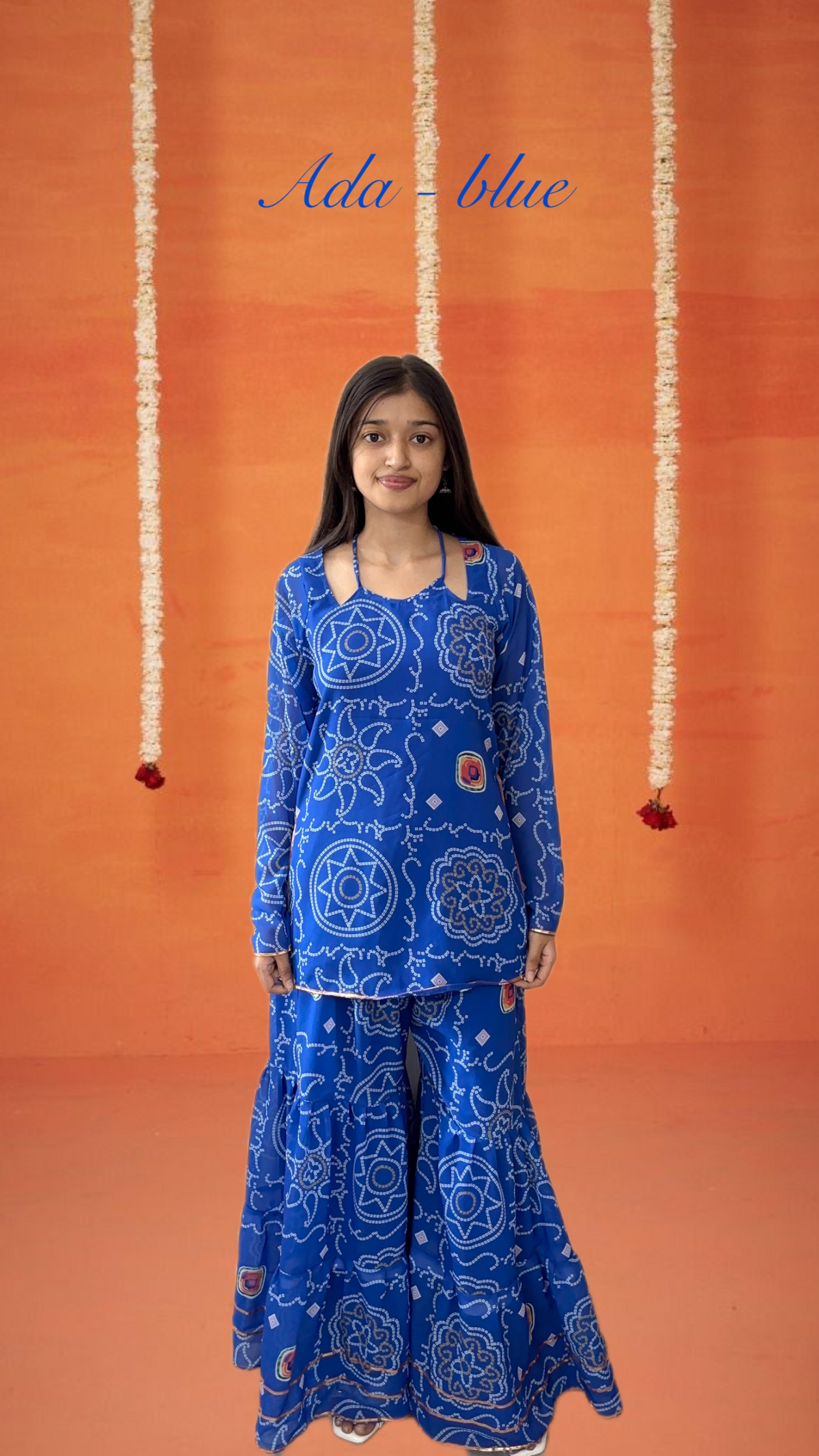 Ada Sharara set - blue