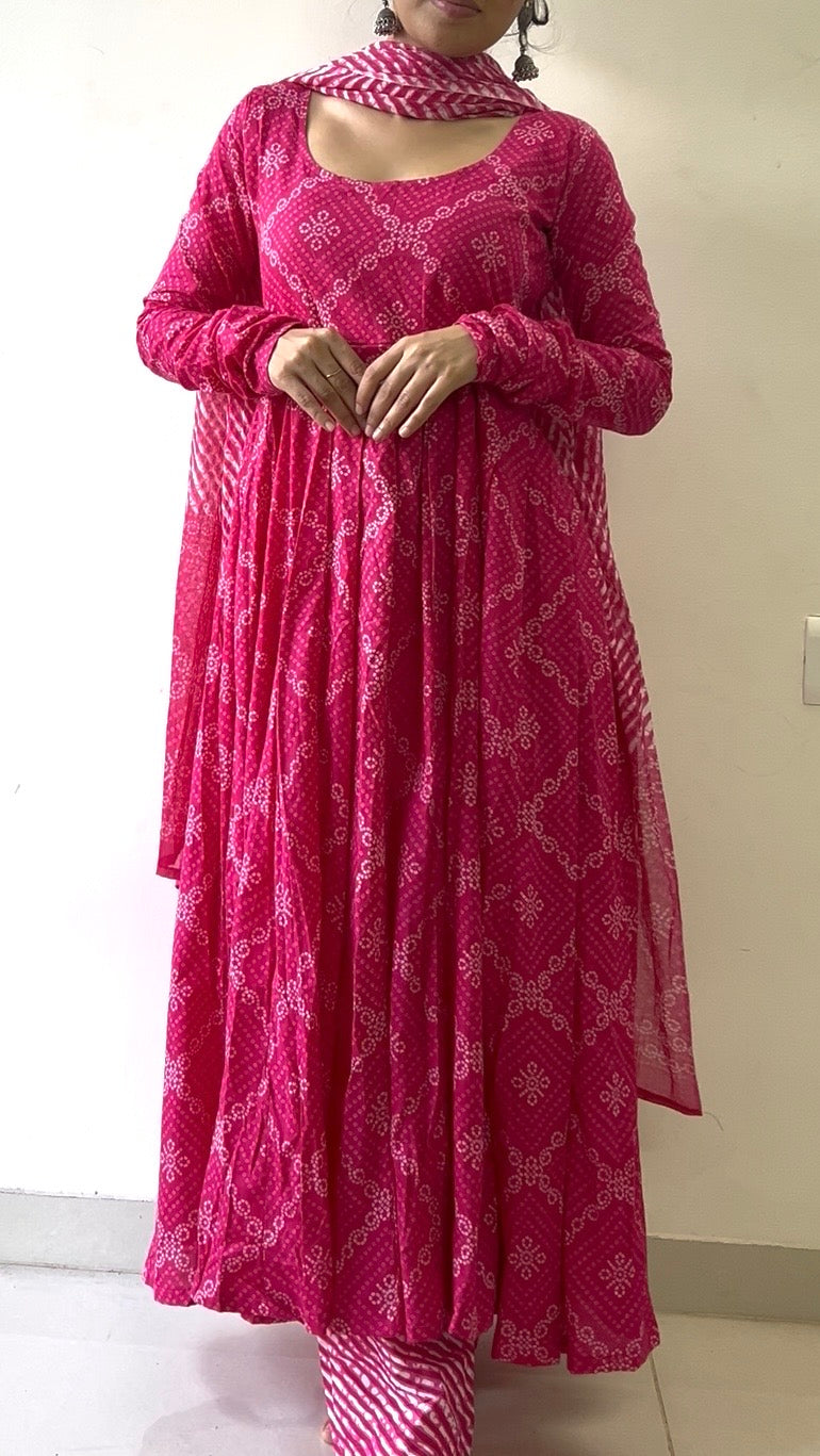 Rani Anarkali set 🌸