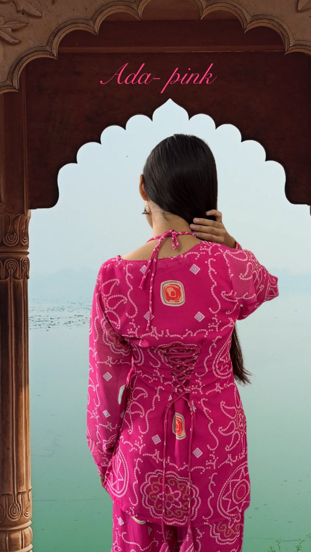Ada sharara set - pink 🎀